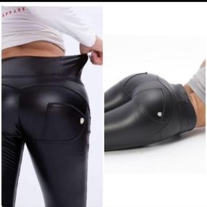 best yoga store leather pants
